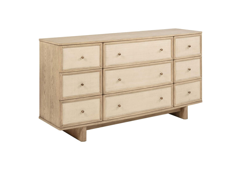 225041KE-S4 Kailani 4-piece Eastern King Bedroom Set Beige Oak