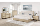 225041KE-S5 Kailani 5-piece Eastern King Bedroom Set Beige Oak