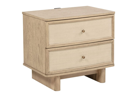 225041KW-S4 Kailani 4-piece California King Bedroom Set Beige Oak