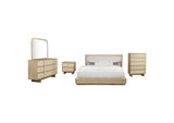 225041KW-S5 Kailani 5-piece California King Bedroom Set Beige Oak