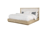 225041KW Kailani 52-inch California King Wingback Bed Beige Oak