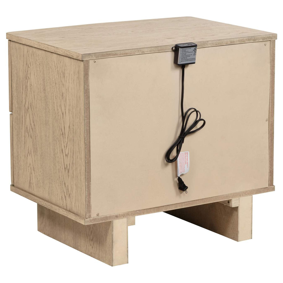225041Q-S4 Kailani 4-piece Queen Bedroom Set Beige Oak