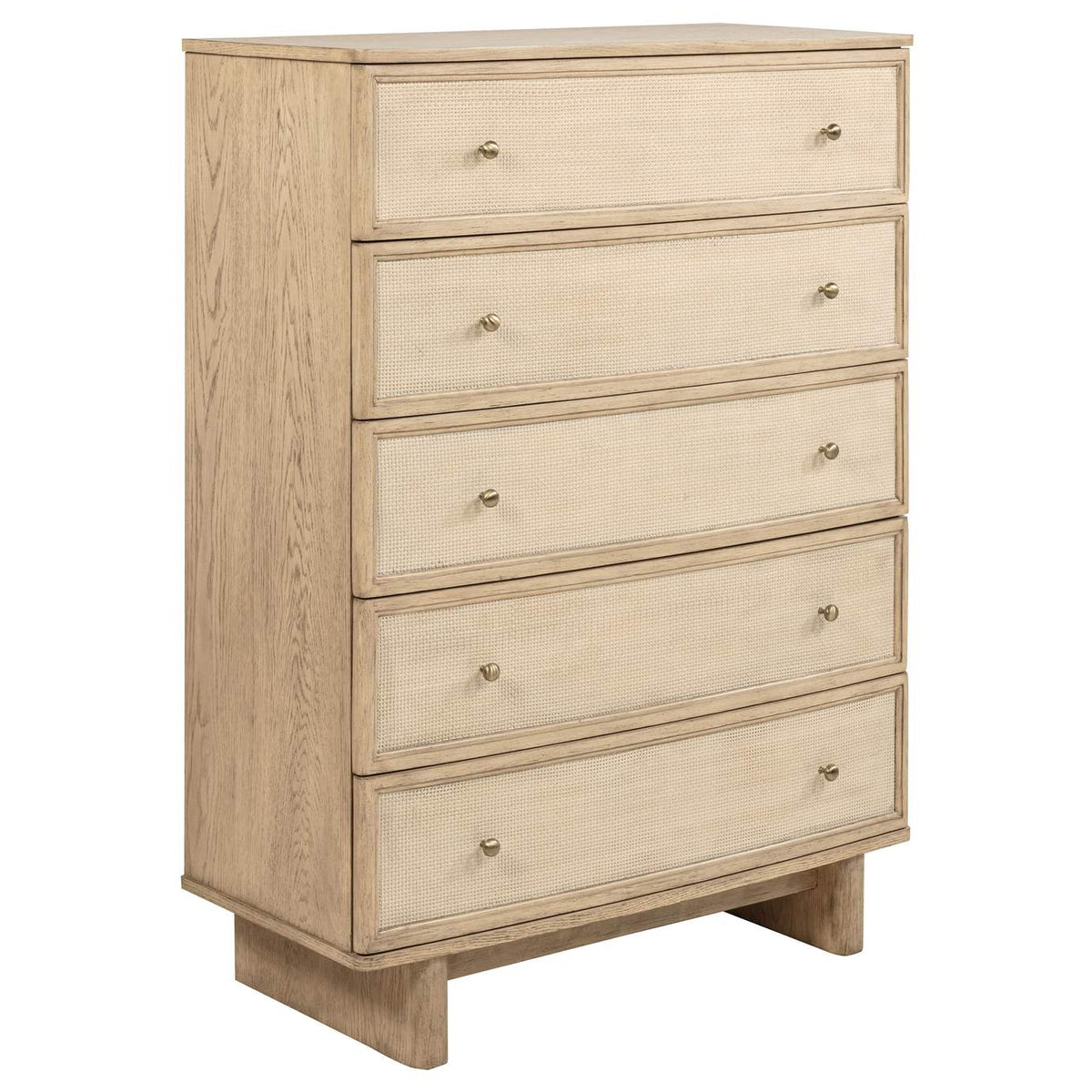 225041Q-S5 Kailani 5-piece Queen Bedroom Set Beige Oak