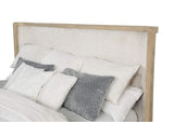 225041Q Kailani 52-inch Queen Wingback Bed Beige Oak