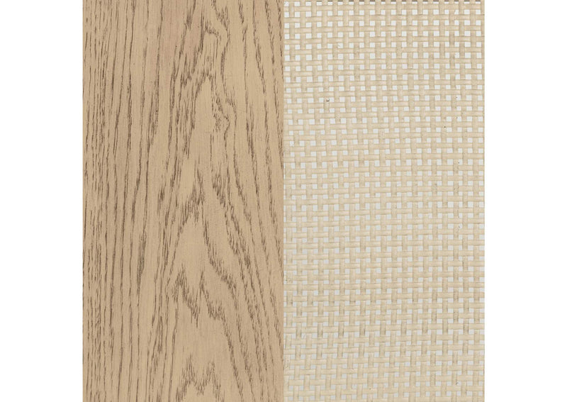 225042 Kailani 2-drawer Nightstand Bedside Table Beige Oak