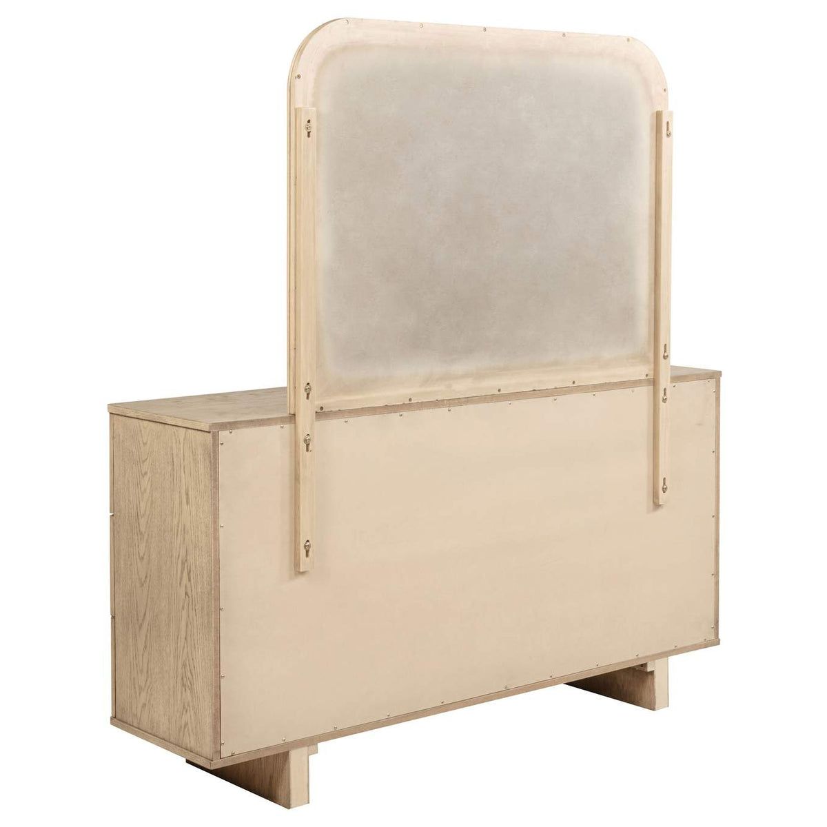 225043M Kailani 9-drawer Dresser and Mirror Beige Oak