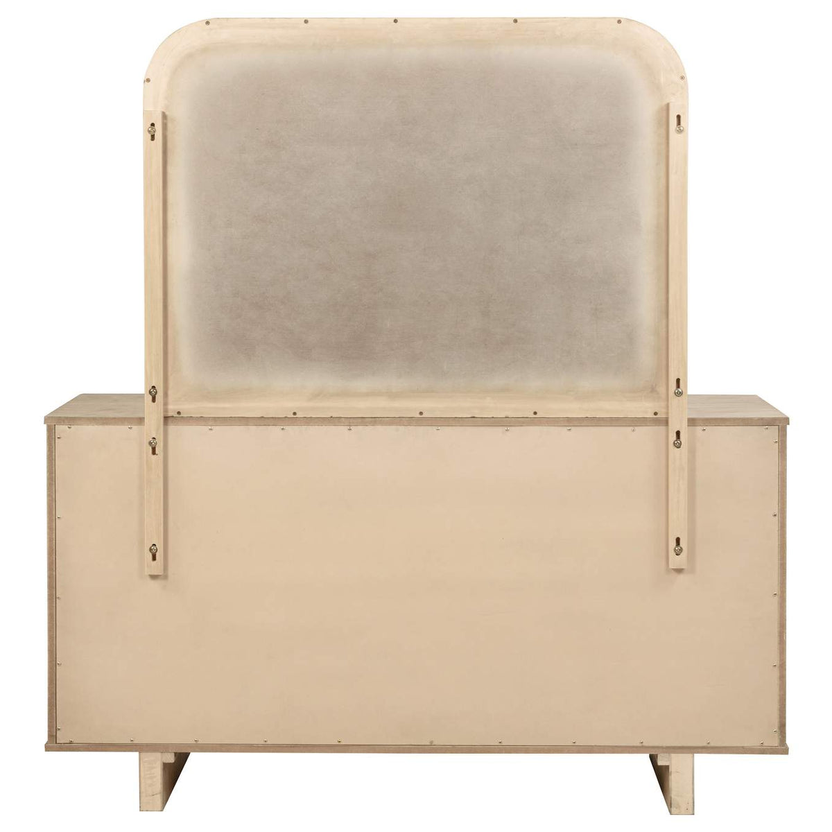 225043M Kailani 9-drawer Dresser and Mirror Beige Oak