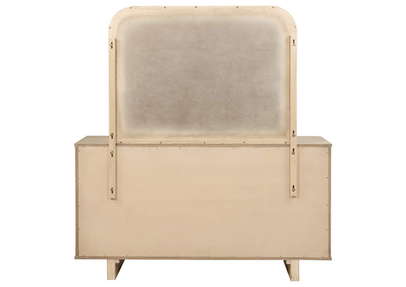 225043M Kailani 9-drawer Dresser and Mirror Beige Oak