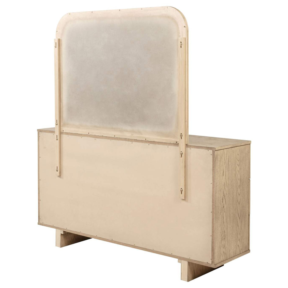 225043M Kailani 9-drawer Dresser and Mirror Beige Oak