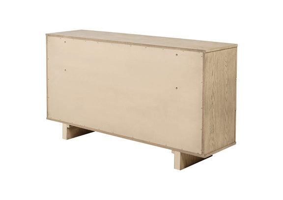 225043 Kailani 9-drawer Dresser Cabinet Beige Oak
