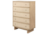 225045 Kailani 5-drawer Bedroom Chest of Drawers Beige Oak