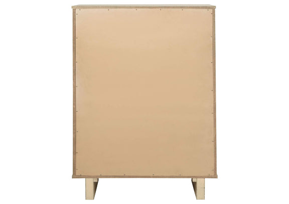 225045 Kailani 5-drawer Bedroom Chest of Drawers Beige Oak