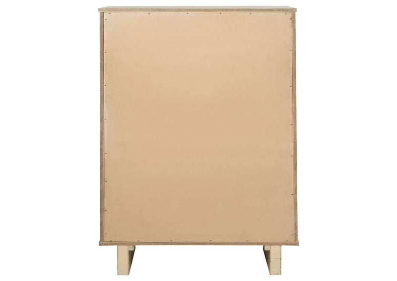 225045 Kailani 5-drawer Bedroom Chest of Drawers Beige Oak
