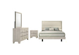 225061F-S4 Trenton 4-piece Full Bedroom Set Rustic Cream