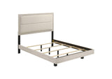 225061F Trenton 54-inch Wood Full Panel Bed Rustic Cream