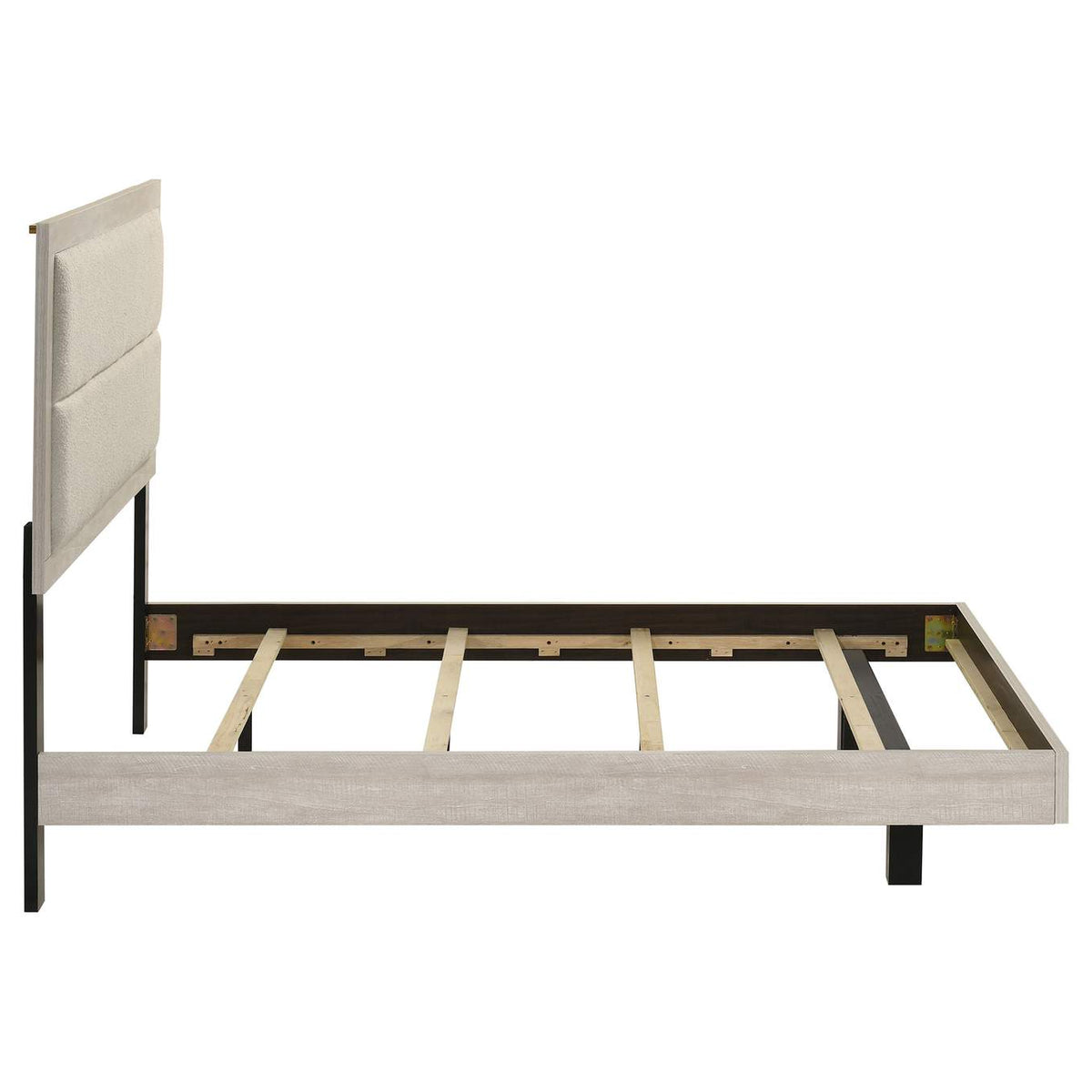 225061F Trenton 54-inch Wood Full Panel Bed Rustic Cream