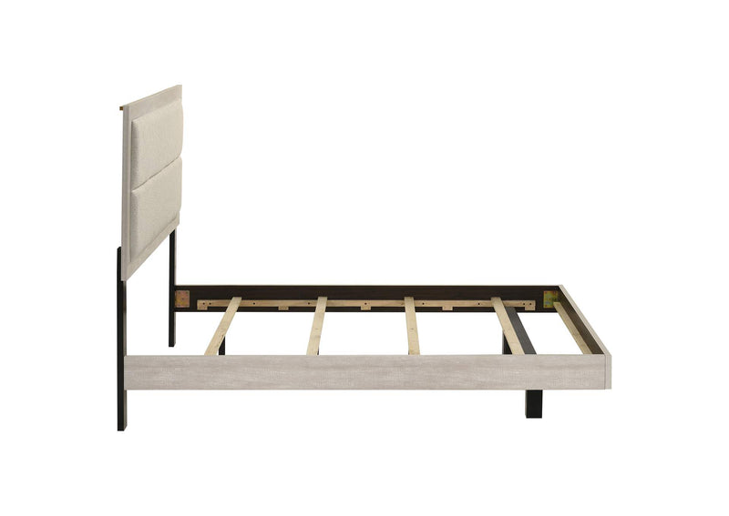 225061F Trenton 54-inch Wood Full Panel Bed Rustic Cream