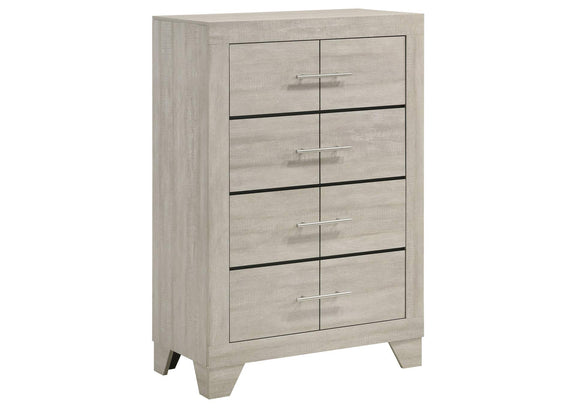 225061KE-S5 Trenton 5-piece Eastern King Bedroom Set Rustic Cream