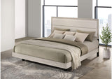 225061KE Trenton 54-inch Wood Eastern King Panel Bed Rustic Cream