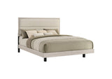 225061KE Trenton 54-inch Wood Eastern King Panel Bed Rustic Cream