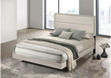 225061Q Trenton 54-inch Wood Queen Panel Bed Rustic Cream
