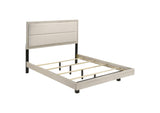 225061Q Trenton 54-inch Wood Queen Panel Bed Rustic Cream