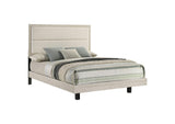 225061Q Trenton 54-inch Wood Queen Panel Bed Rustic Cream