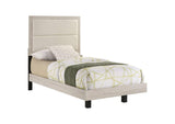 225061T Trenton 54-inch Wood Twin Panel Bed Rustic Cream