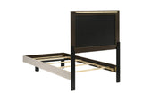225061T Trenton 54-inch Wood Twin Panel Bed Rustic Cream