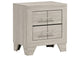 225062 Trenton 2-drawer Nightstand Bedside Table Rustic Cream