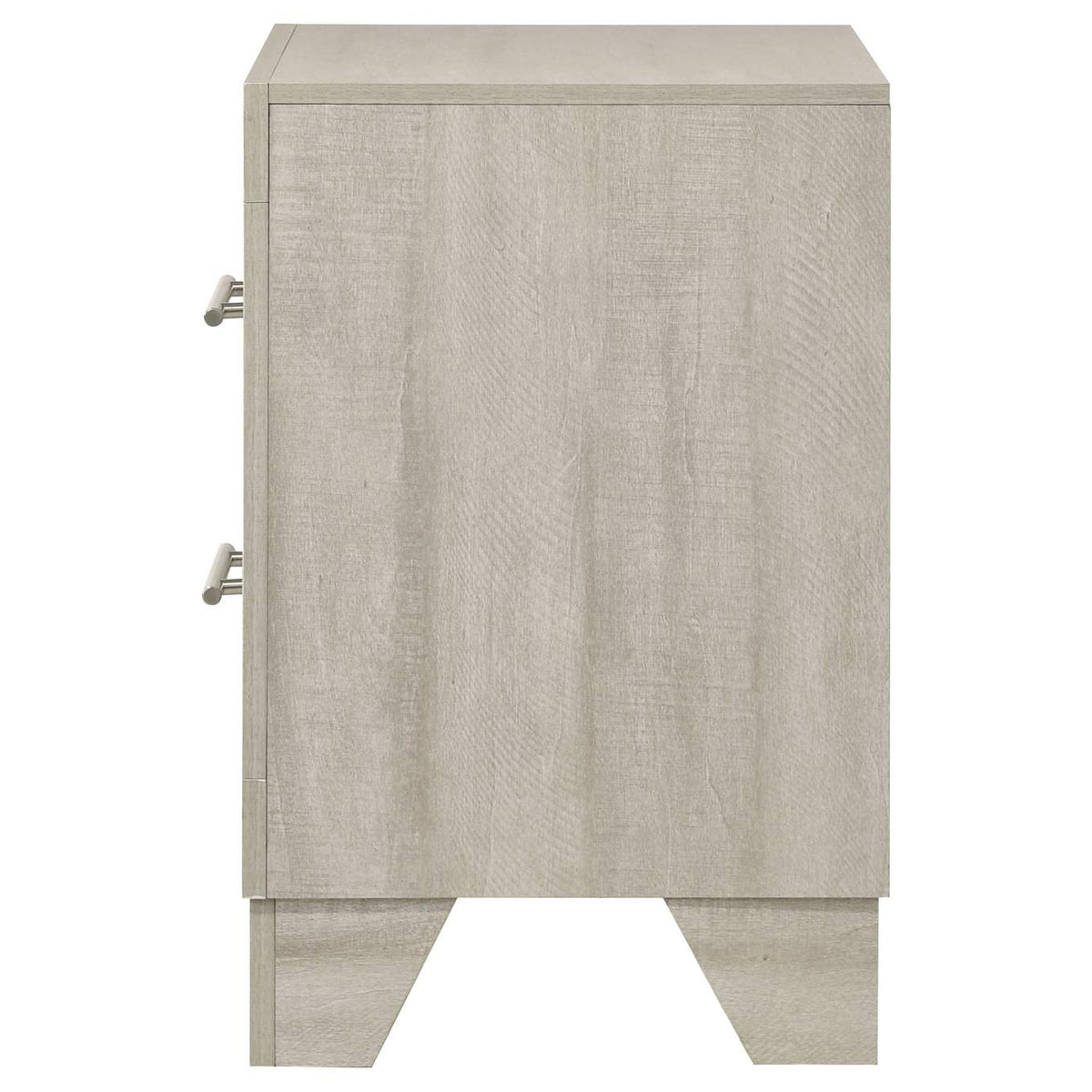 225062 Trenton 2-drawer Nightstand Bedside Table Rustic Cream
