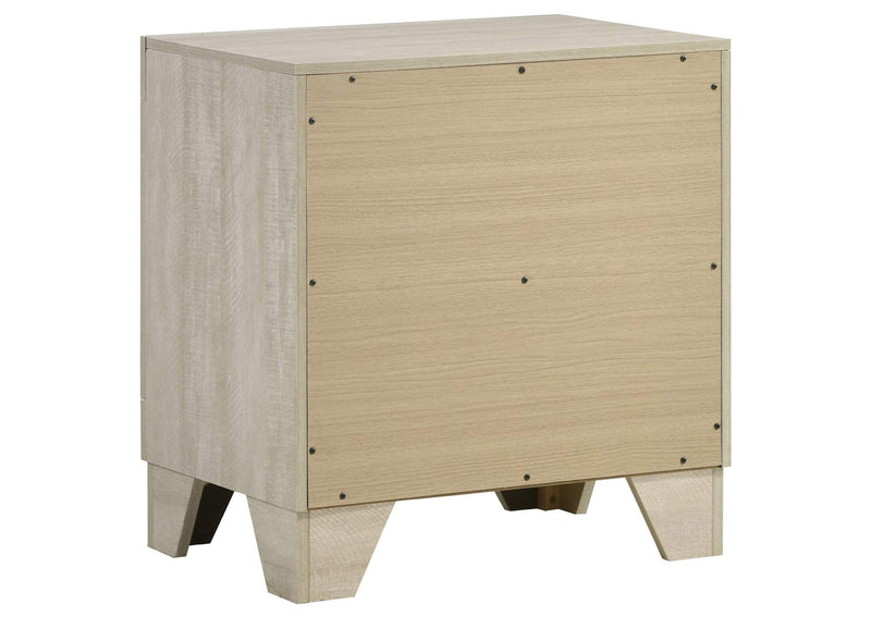 225062 Trenton 2-drawer Nightstand Bedside Table Rustic Cream