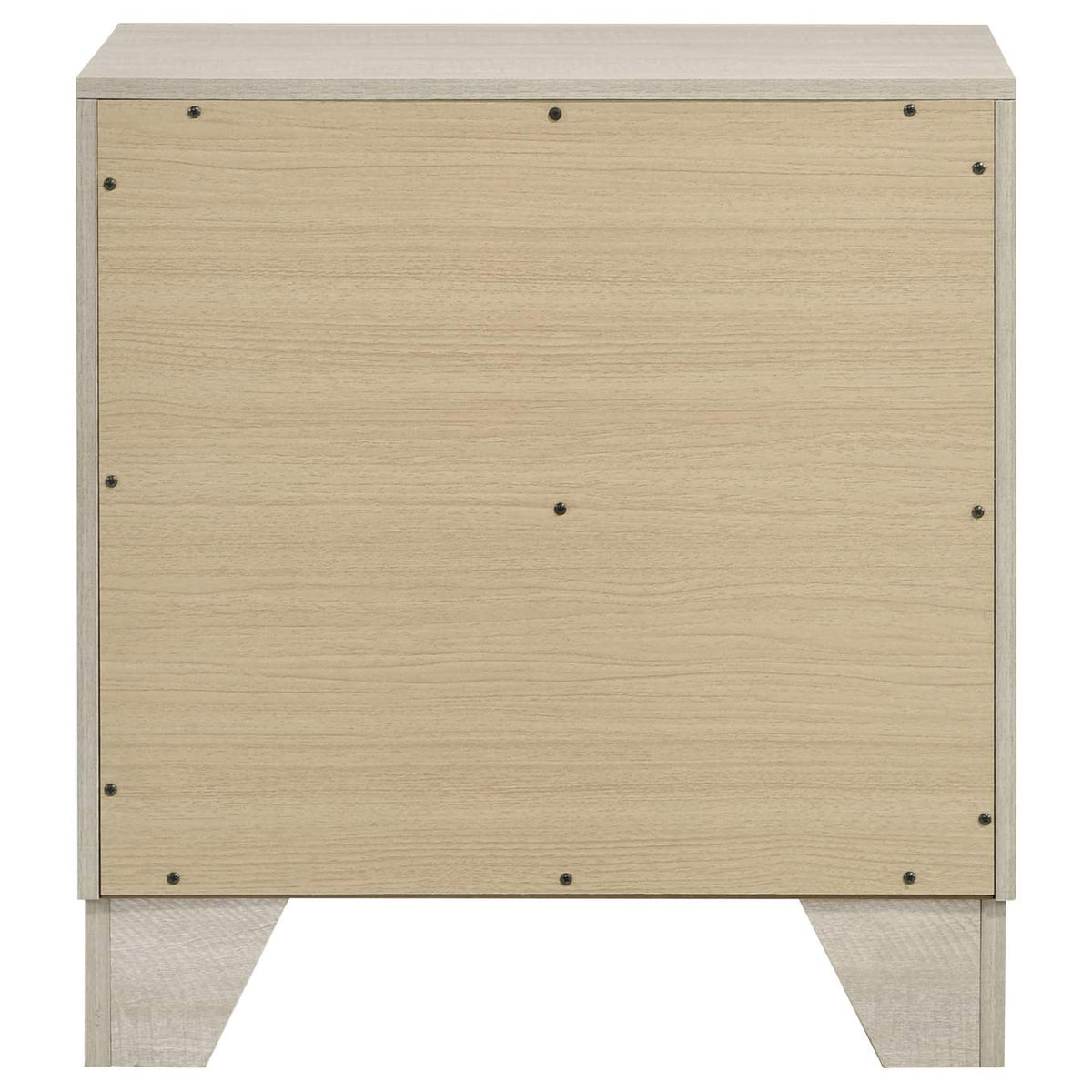 225062 Trenton 2-drawer Nightstand Bedside Table Rustic Cream