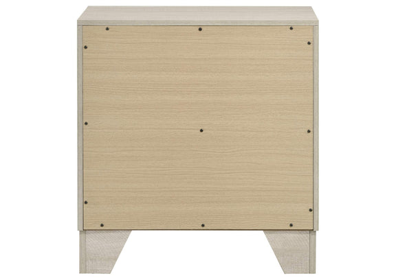 225062 Trenton 2-drawer Nightstand Bedside Table Rustic Cream