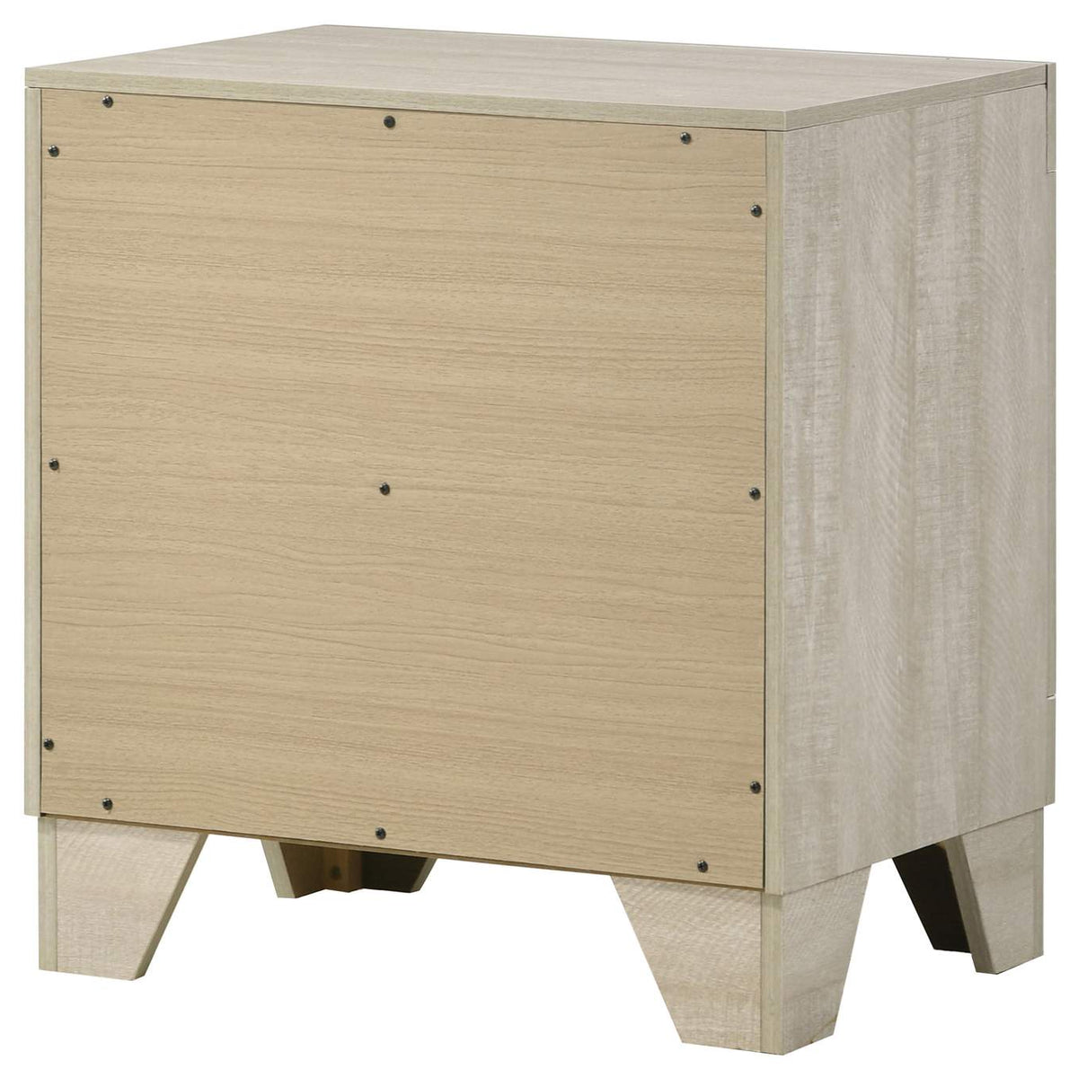 225062 Trenton 2-drawer Nightstand Bedside Table Rustic Cream