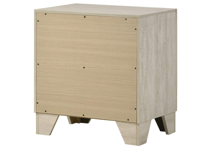 225062 Trenton 2-drawer Nightstand Bedside Table Rustic Cream