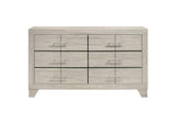 225063 Trenton 6-drawer Bedroom Dresser Rustic Cream