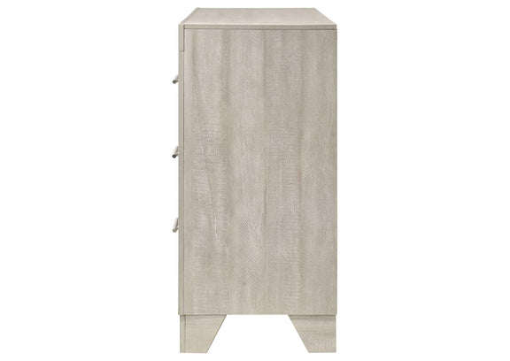 225063 Trenton 6-drawer Bedroom Dresser Rustic Cream