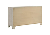 225063 Trenton 6-drawer Bedroom Dresser Rustic Cream
