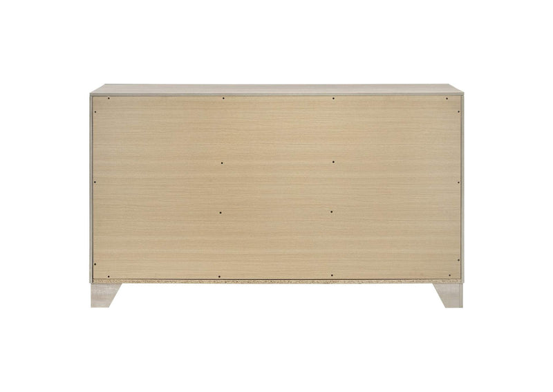 225063 Trenton 6-drawer Bedroom Dresser Rustic Cream