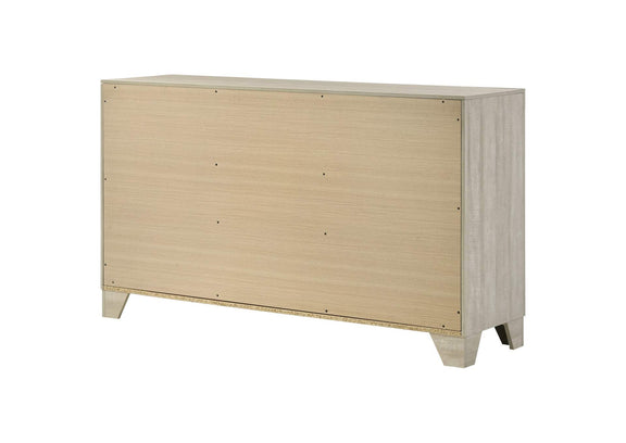 225063 Trenton 6-drawer Bedroom Dresser Rustic Cream