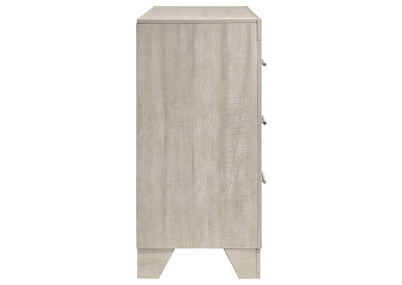 225063 Trenton 6-drawer Bedroom Dresser Rustic Cream