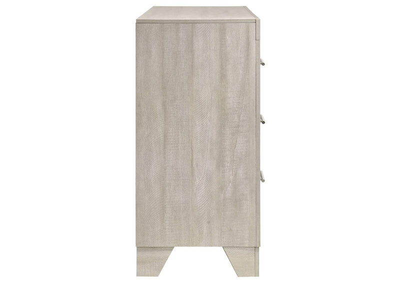 225063 Trenton 6-drawer Bedroom Dresser Rustic Cream