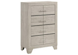 225065 Trenton 4-drawer Bedroom Chest of Drawers Rustic Cream