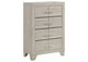 225065 Trenton 4-drawer Bedroom Chest of Drawers Rustic Cream