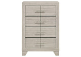 225065 Trenton 4-drawer Bedroom Chest of Drawers Rustic Cream