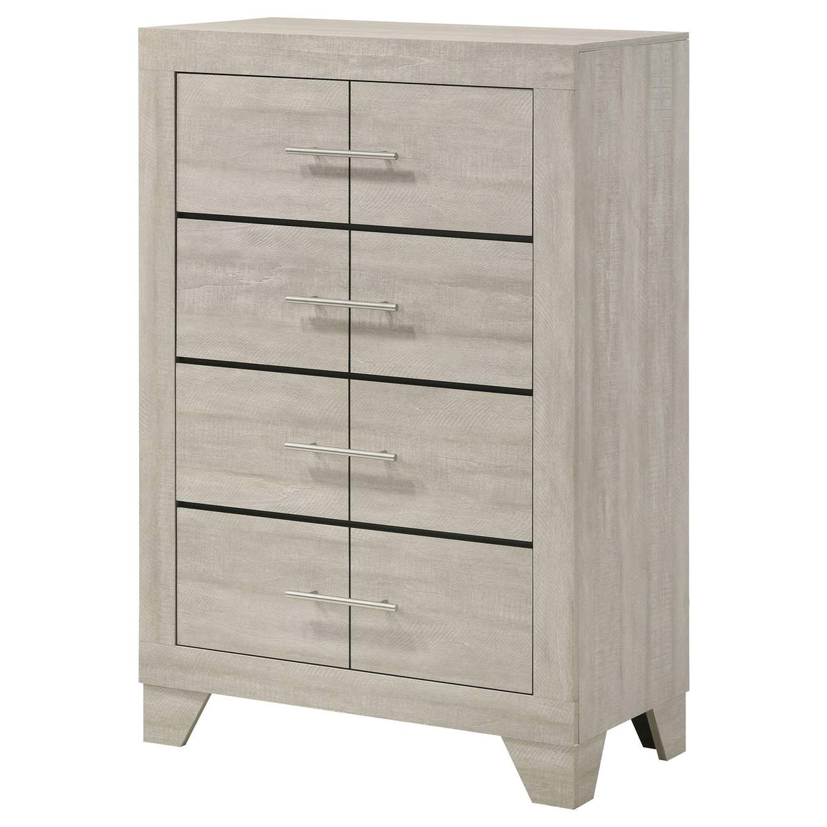 225065 Trenton 4-drawer Bedroom Chest of Drawers Rustic Cream