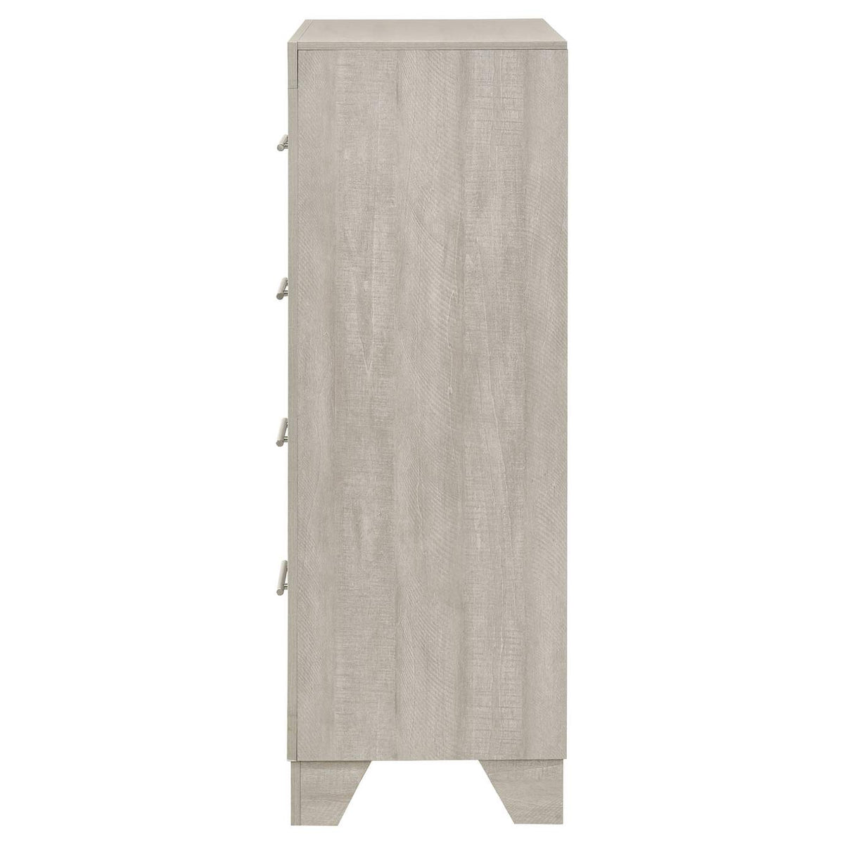 225065 Trenton 4-drawer Bedroom Chest of Drawers Rustic Cream