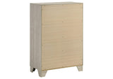 225065 Trenton 4-drawer Bedroom Chest of Drawers Rustic Cream