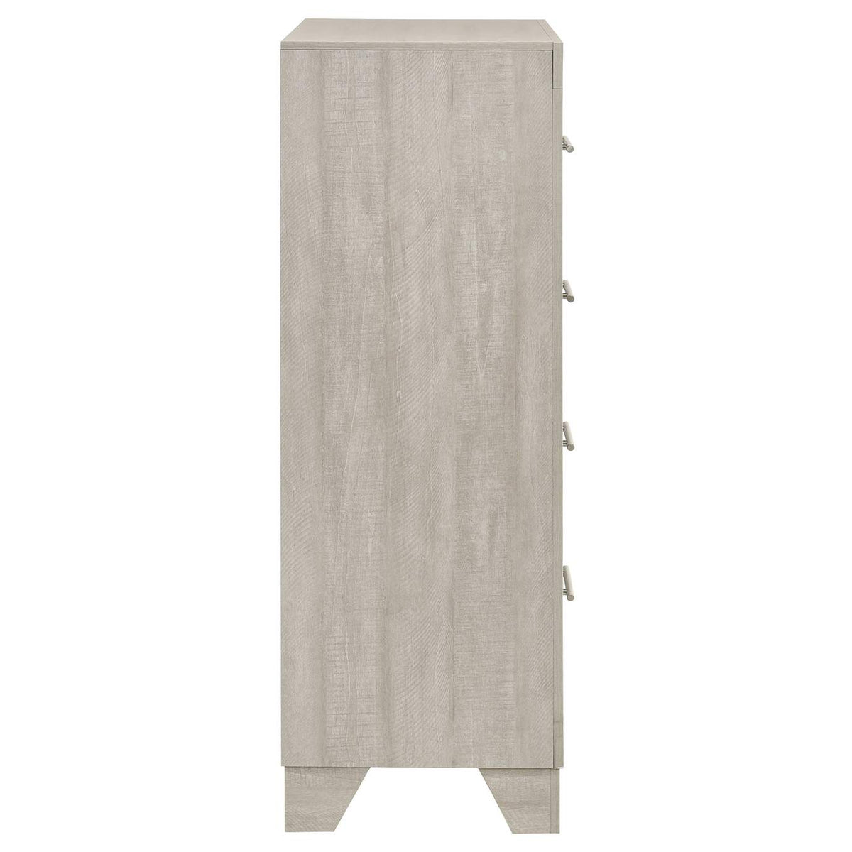 225065 Trenton 4-drawer Bedroom Chest of Drawers Rustic Cream